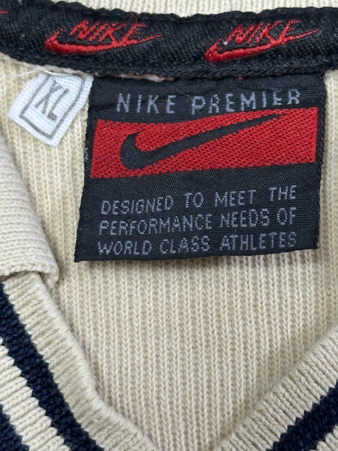 90s NIKE 프리미어 카라 티셔츠 /042 상품이미지4