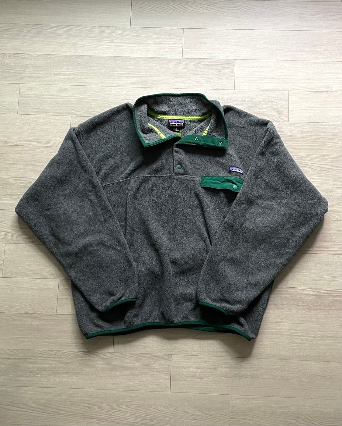 파타고니아 신칠라 그레이 그린 rare patagonia 빈티지 상품이미지1