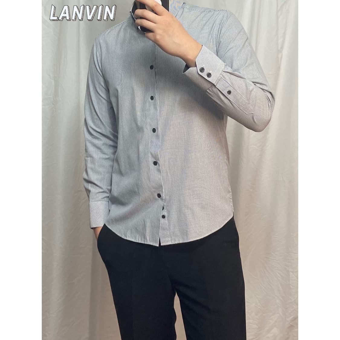 [95] 랑방 체크셔츠 (새상품급) 상품이미지2