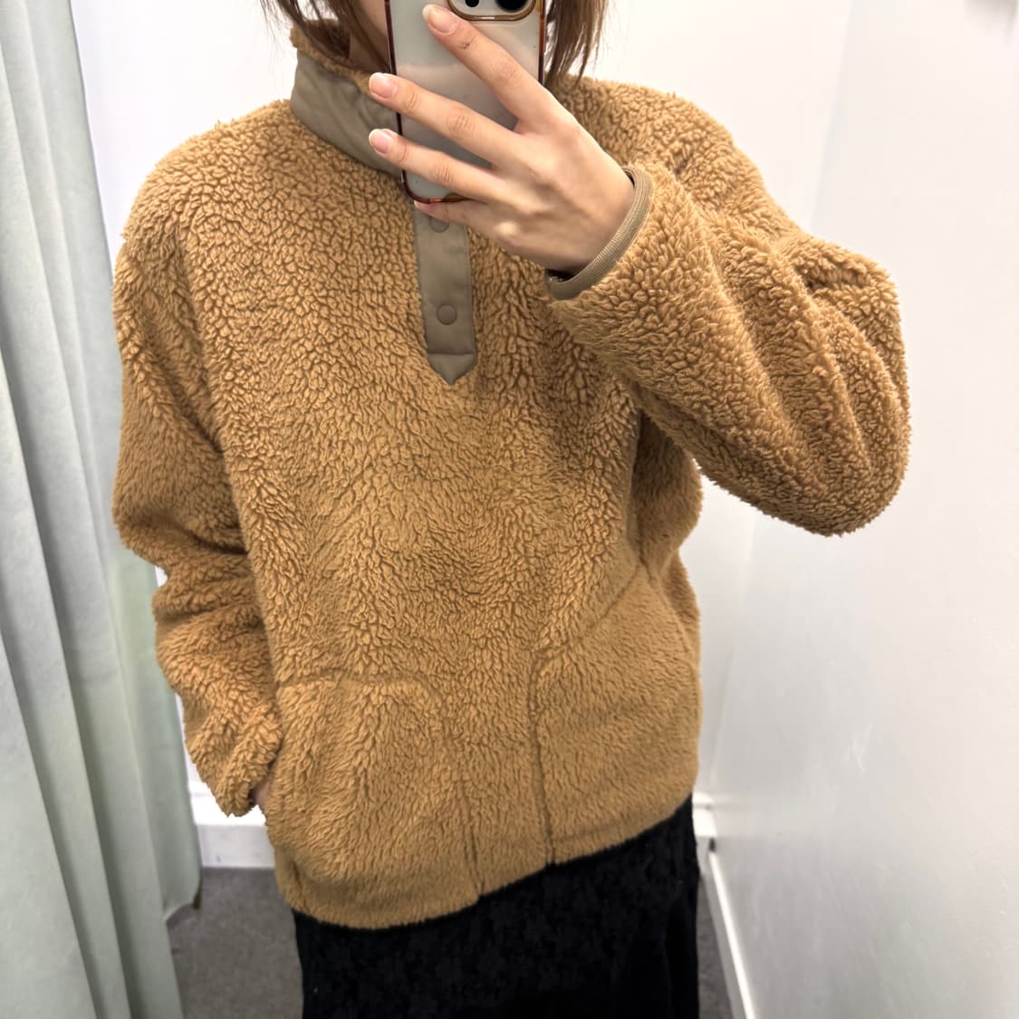 유니클로 브라운 플리스 상품이미지2