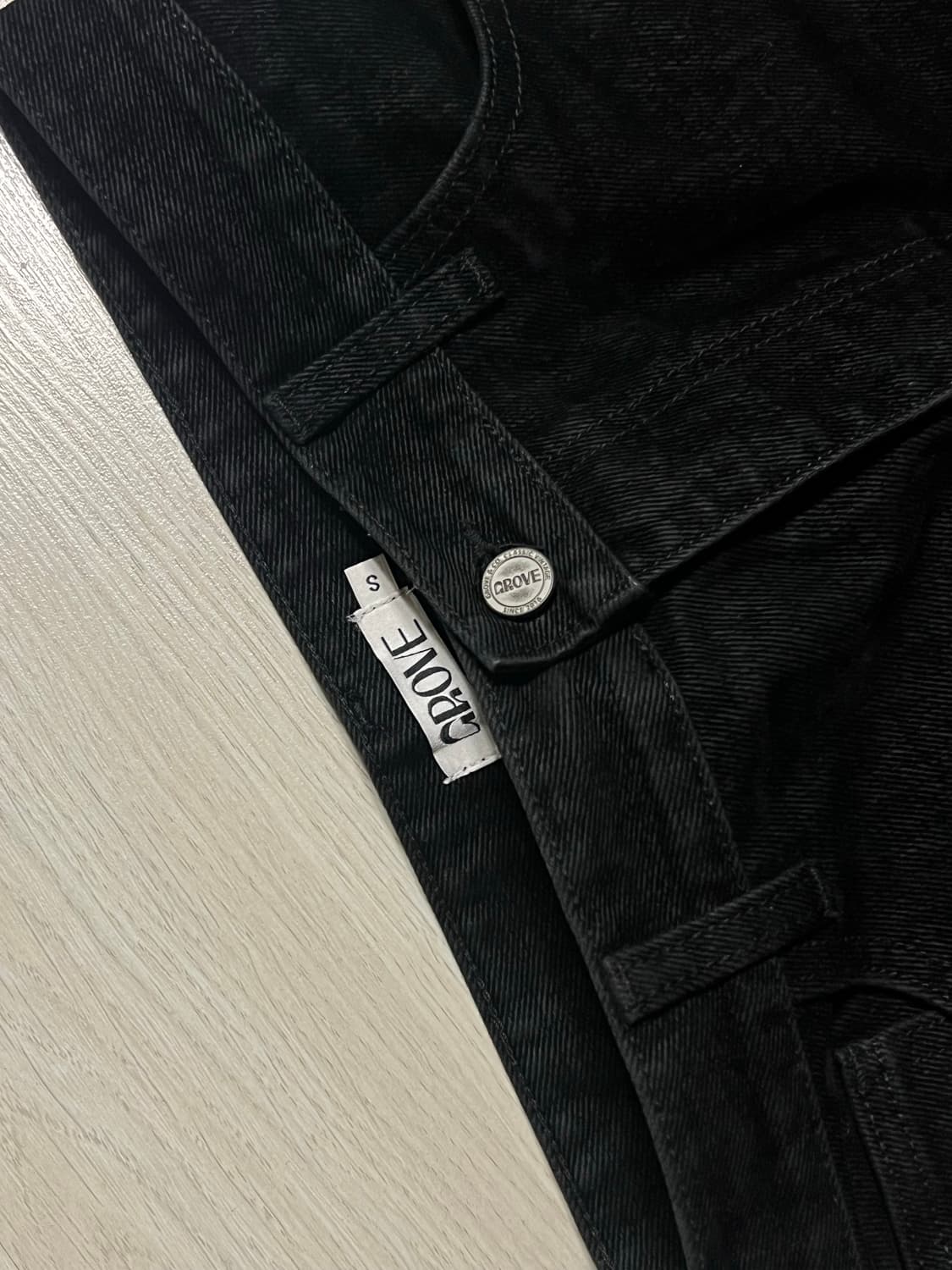 그로브 블랙 미니스커트 상품이미지4