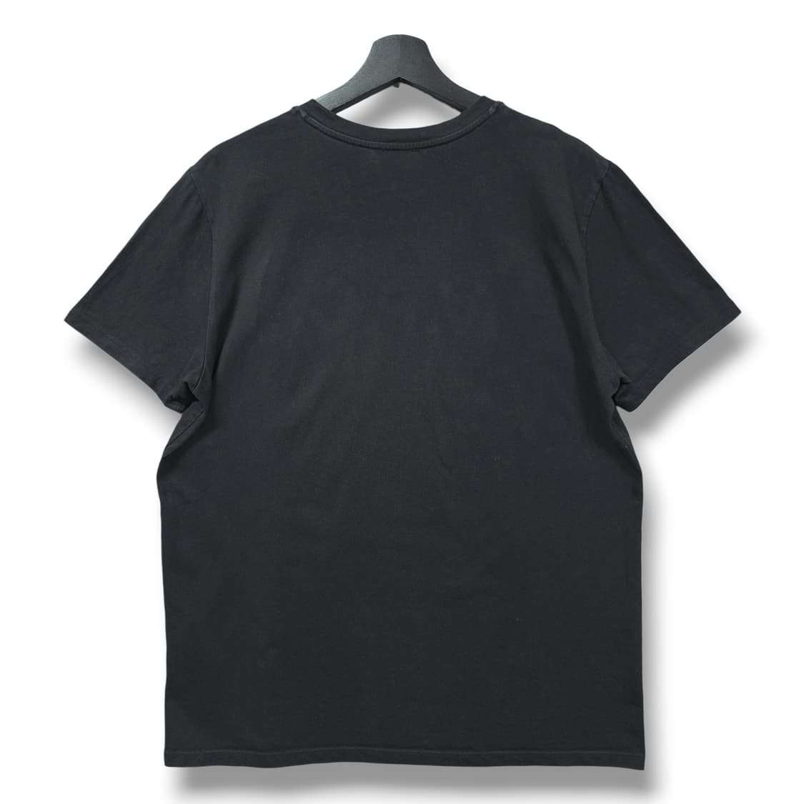 [XL] 아페쎄(A.P.C) 블랙 V.P.C 벨벳 플록 로고 반팔티셔츠 상품이미지2
