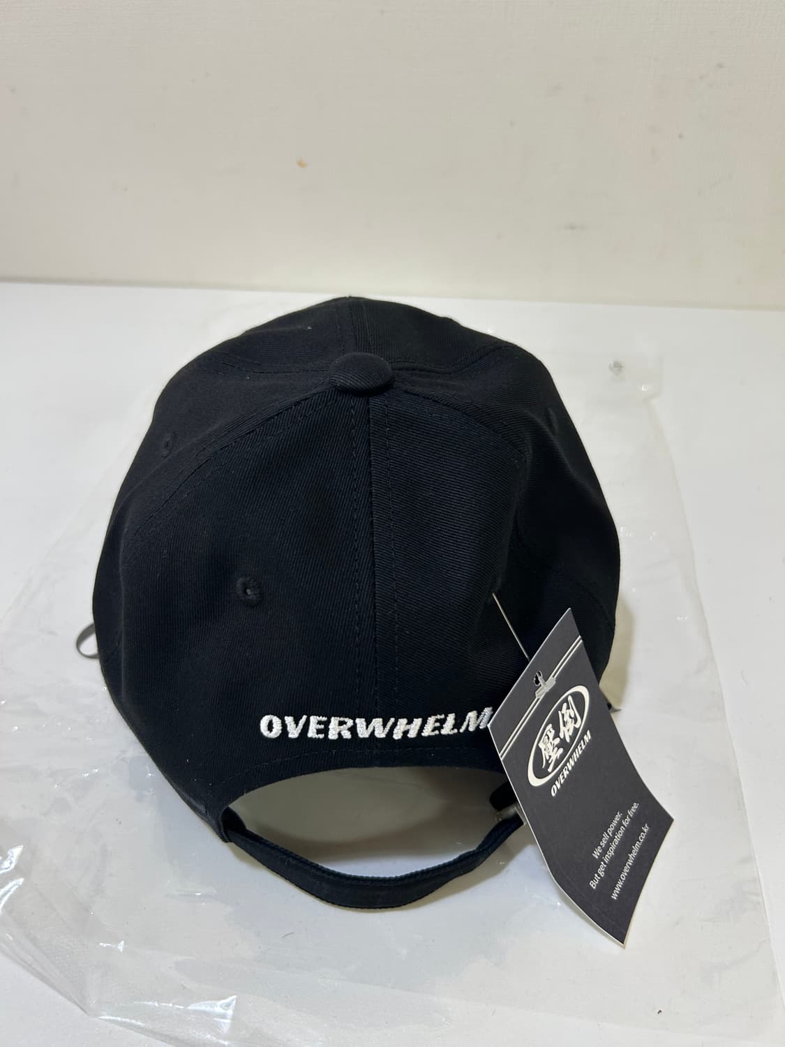 압도 볼캡 새상품 블랙  상품이미지2