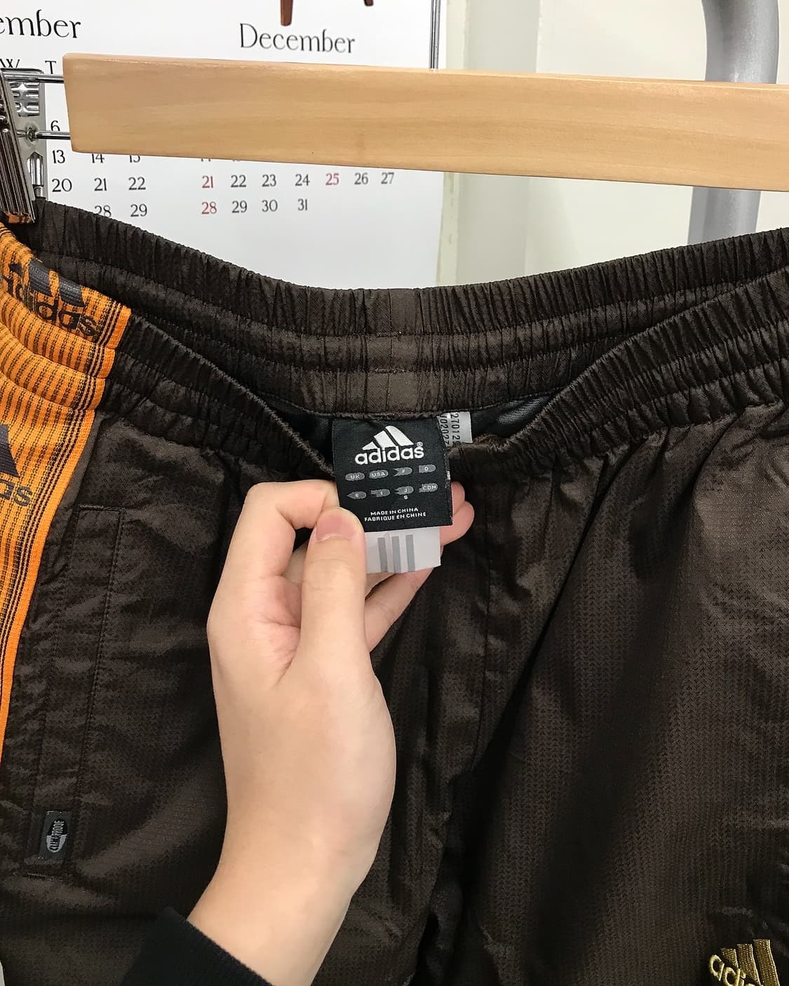 아디다스 코코아 브라운 트랙 자켓 셋업 세트 상품이미지6