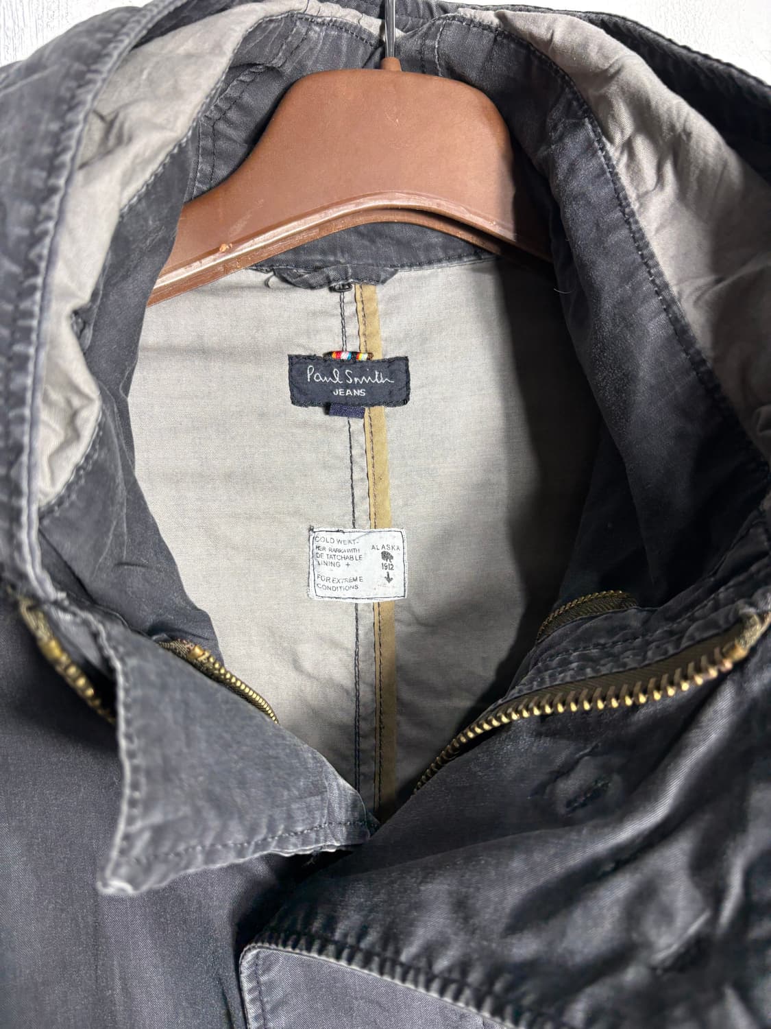 폴 스미스 그레이 데님 워시드 야상 자켓 상품이미지5