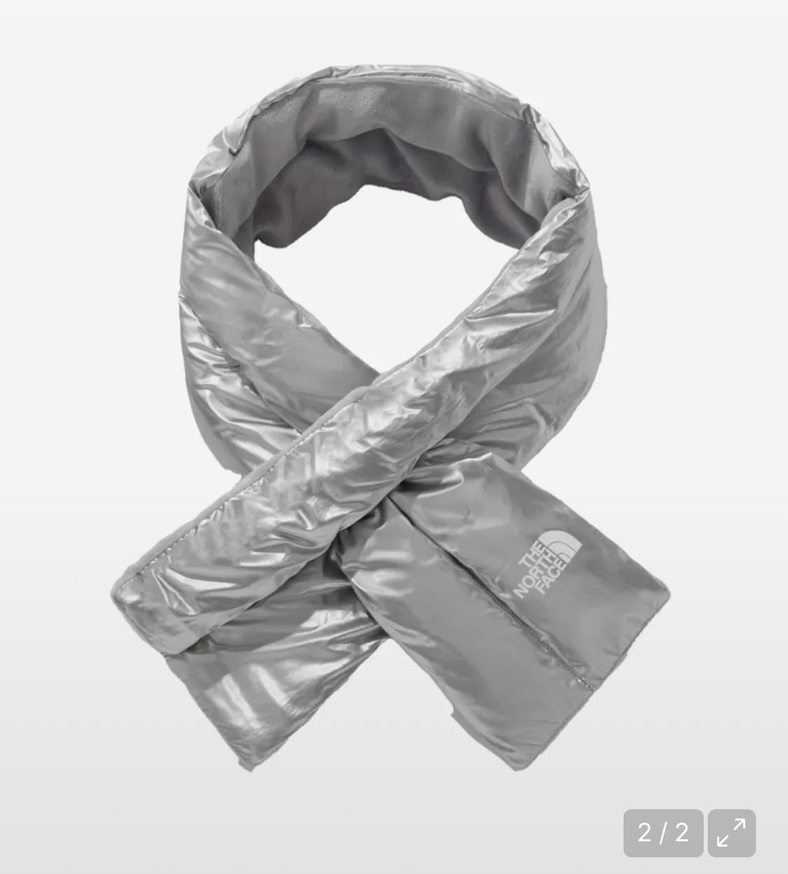 노스페이스 패딩 머플러 NA5IP52T_SIL  상품이미지1
