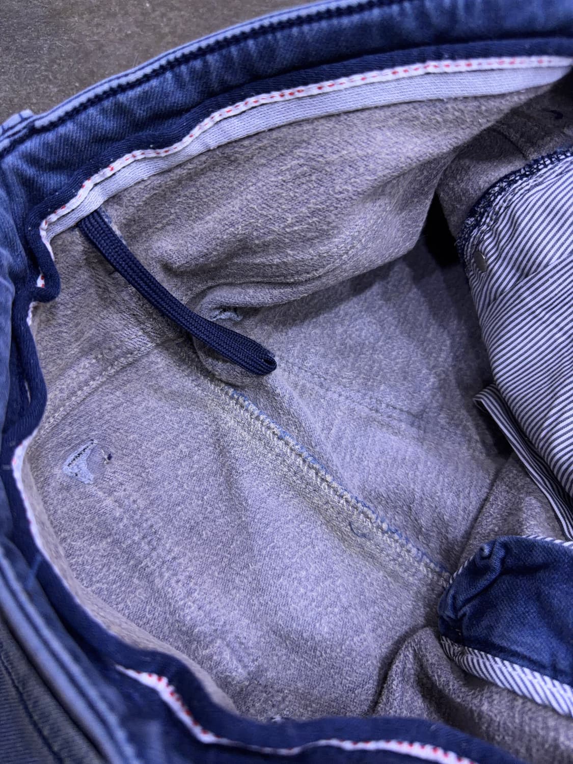 시리즈 힙스터 빈티지 주름 워싱 기모 스트레이트핏 데님팬츠 82 (32) 상품이미지8