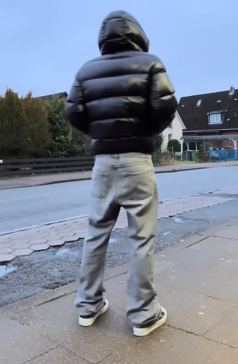 자라 유광 패딩 블랙 상품이미지5