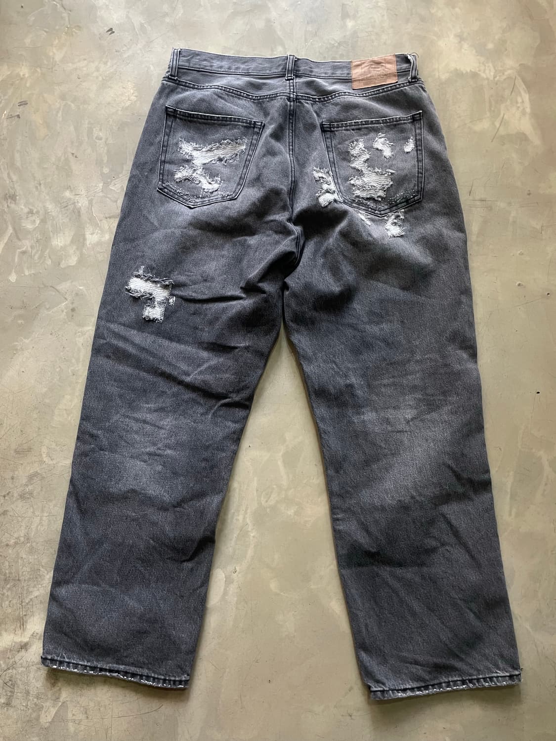 XLARGE 엑스라지 블랙 데님팬츠 36 상품이미지5