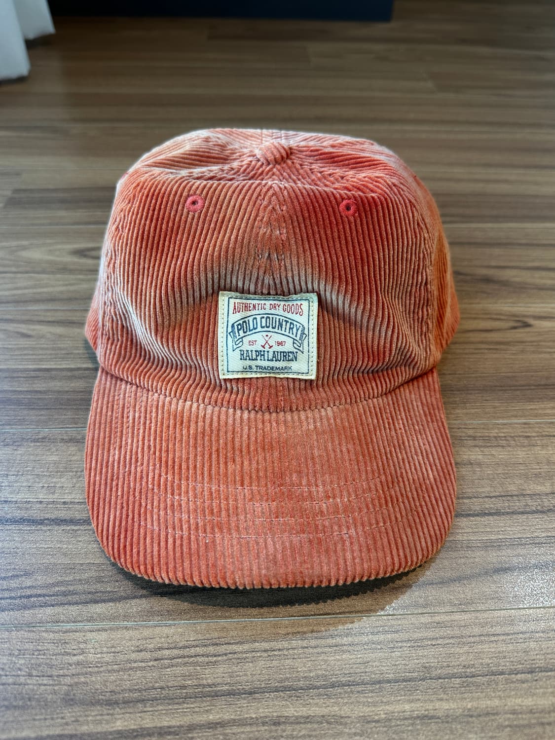 폴로컨트리 90s 코듀로이 오렌지 볼캡 상품이미지1