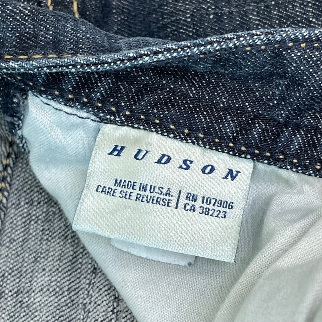 허드슨 40인치 빅사이즈 데님 청바지 (Made in USA) 상품이미지6