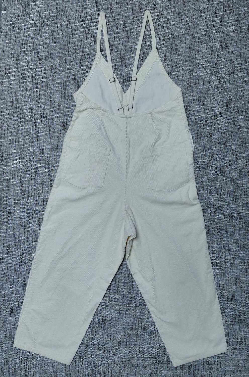 [S] LAKOLE 라콜레 코듀로이 와이드 점프슈트 (아이보리) 상품이미지5