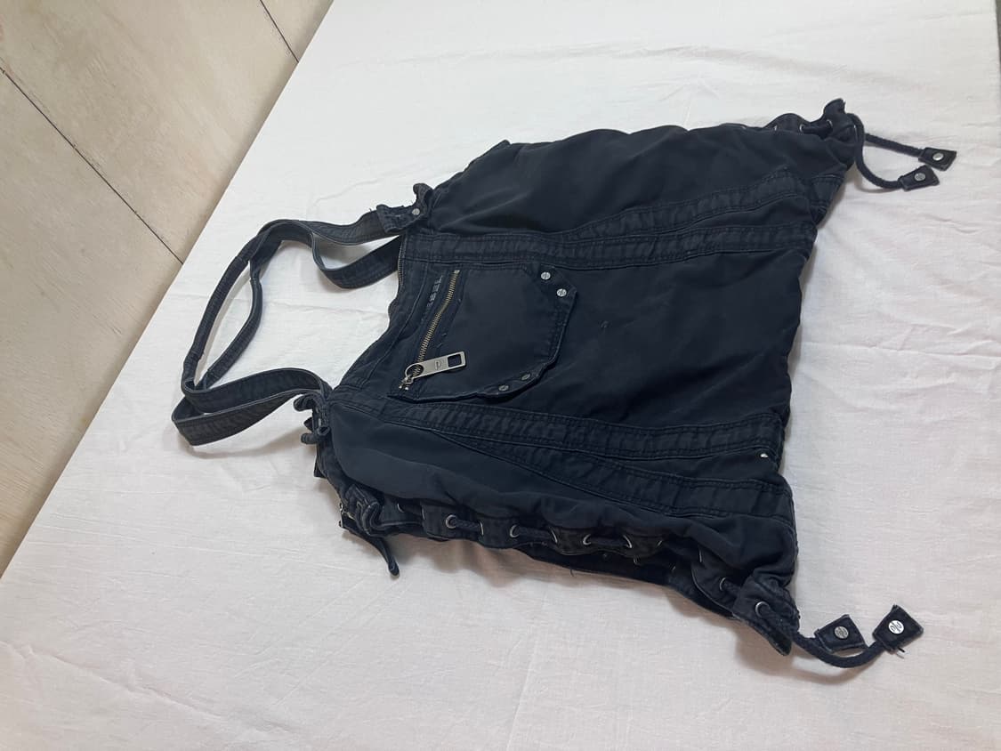 [직수입] 빈티지 RARE diesel 오버사이즈 숄더 백 블랙 상품이미지5