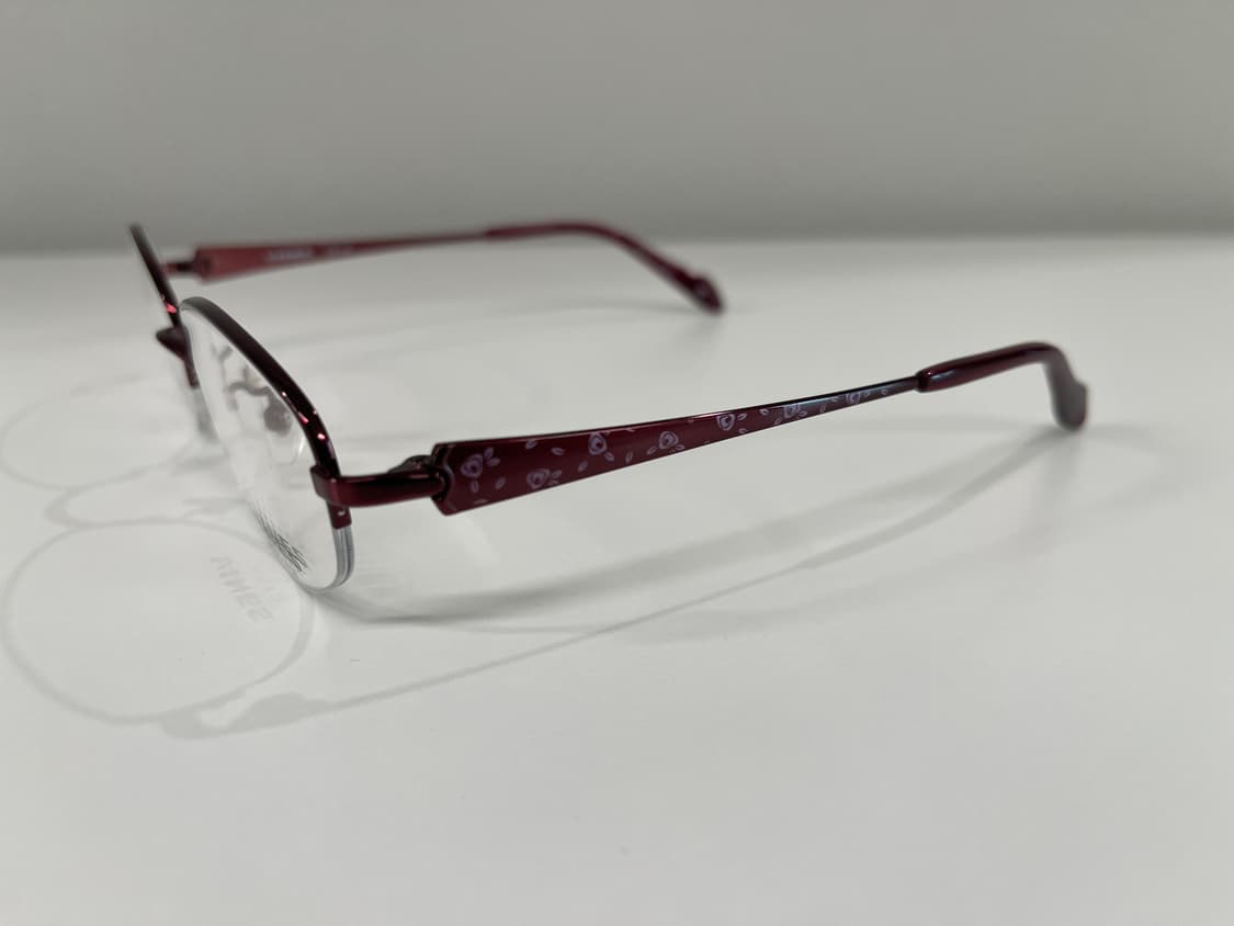 바인스 VINES 일본 티타늄 반무테 안경 빈티지 90s 2번 상품이미지4