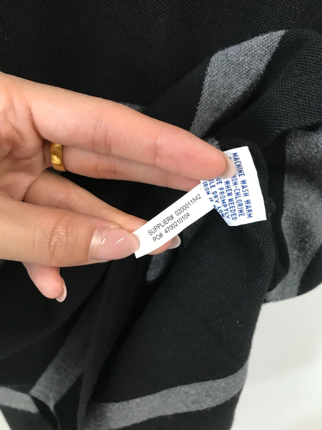 폴로 랄프로렌 자수로고 단가라 피케 반팔 카라 티셔츠 상품이미지4
