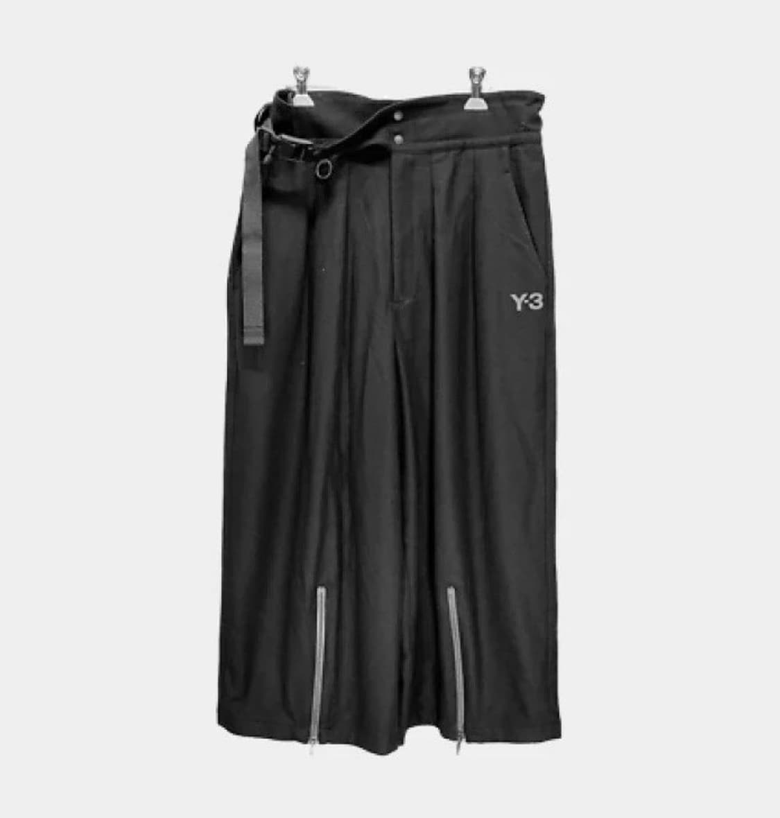 Yohji Yamamoto Adidas 요지야마모토 울 폴란넬 와이드팬츠 상품이미지1