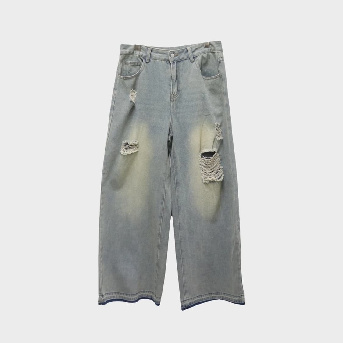 DAZY 연청 데미지 와이드진 61142 상품이미지1