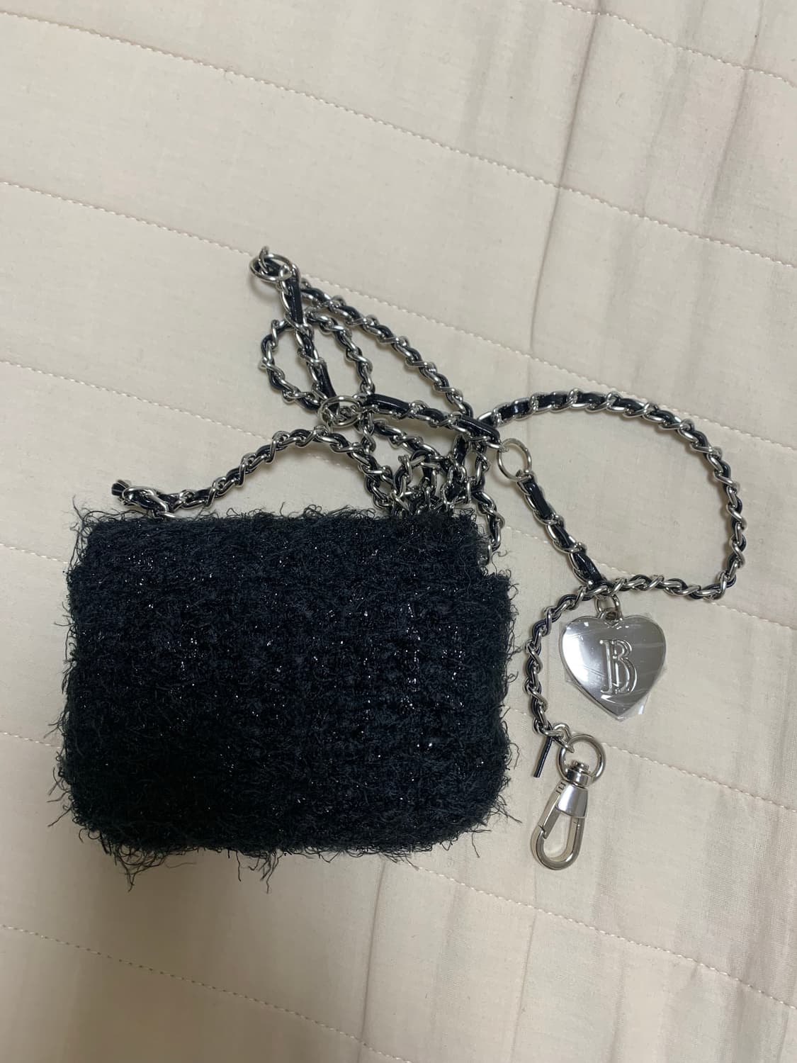 더바넷 트위드 체인백 벨트백 미니백 상품이미지2