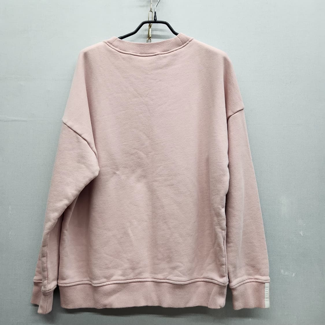 아디다스 인디핑크 더블로고 오버핏 맨투맨 S(XL) 상품이미지5