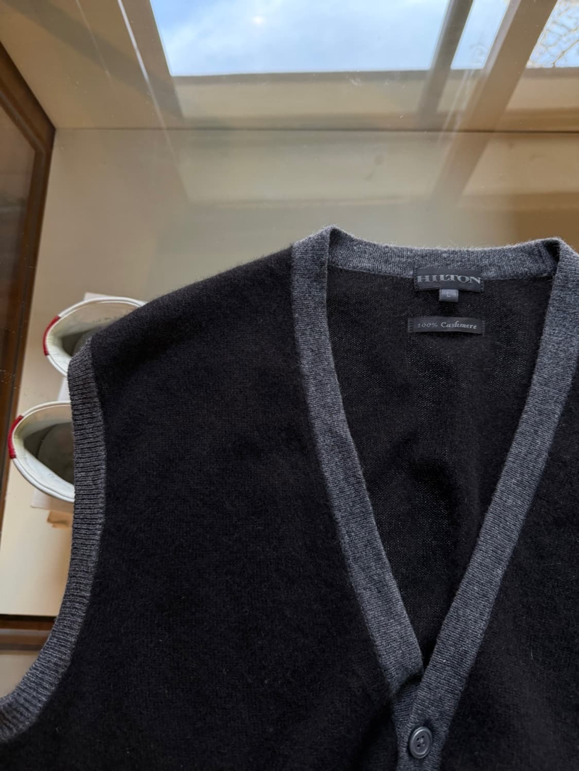 힐톤 캐시미어 니트 베스트 100 상품이미지6