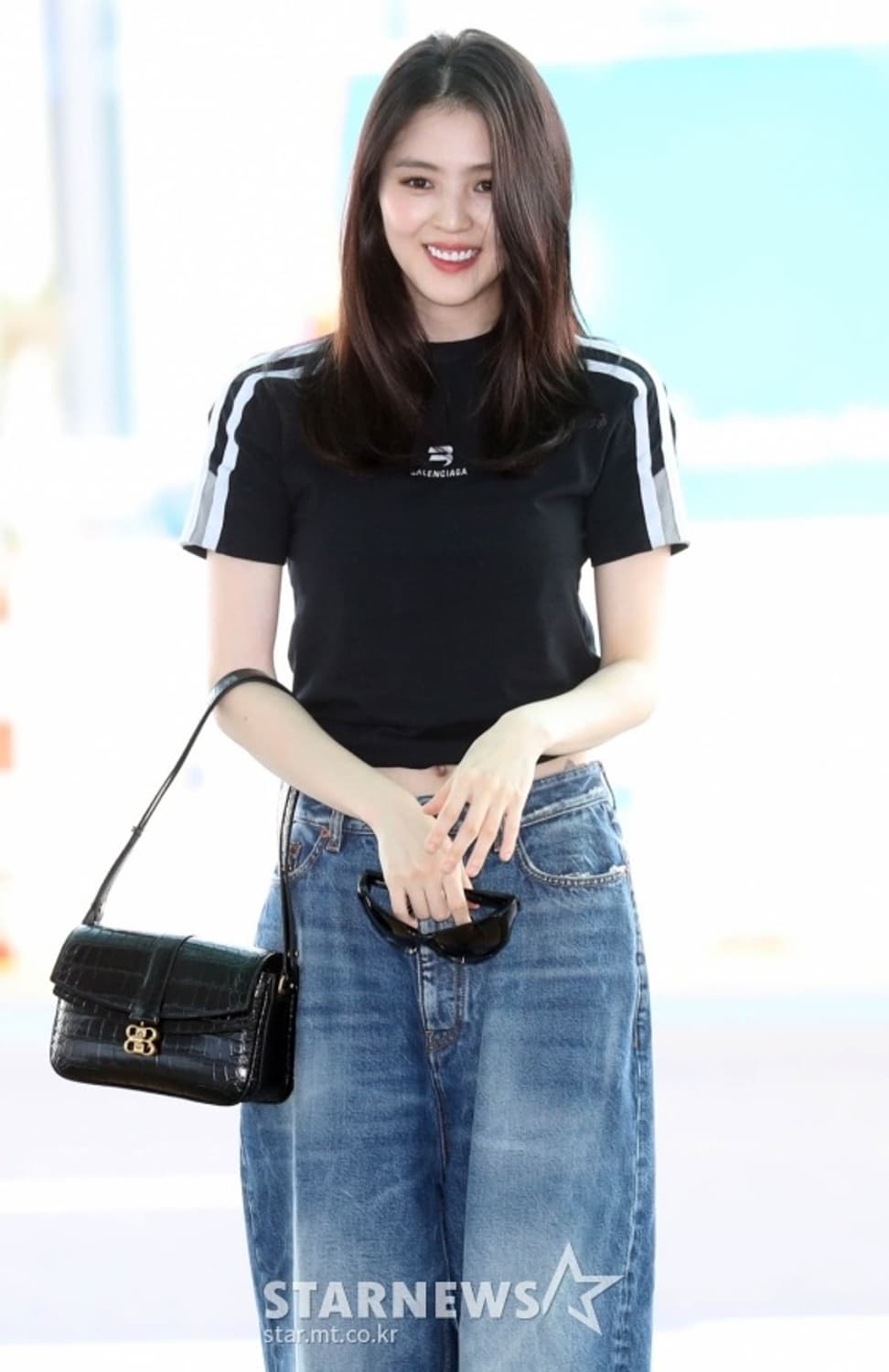 [S] 발렌시아가 풀업 데님 팬츠 중청 상품이미지3