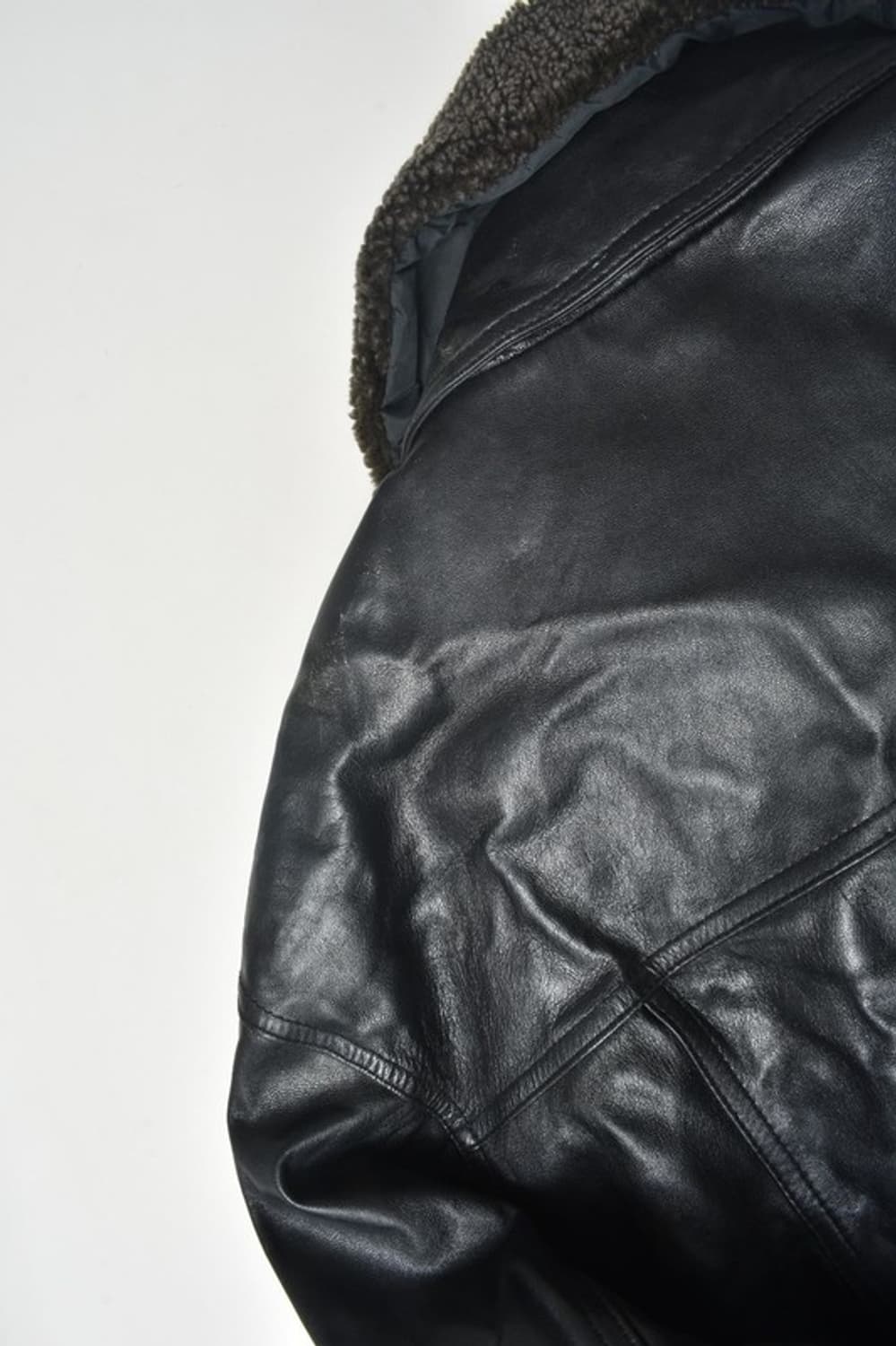 90S 양가죽 항공점퍼 블루종 자켓 105 N1220 상품이미지8