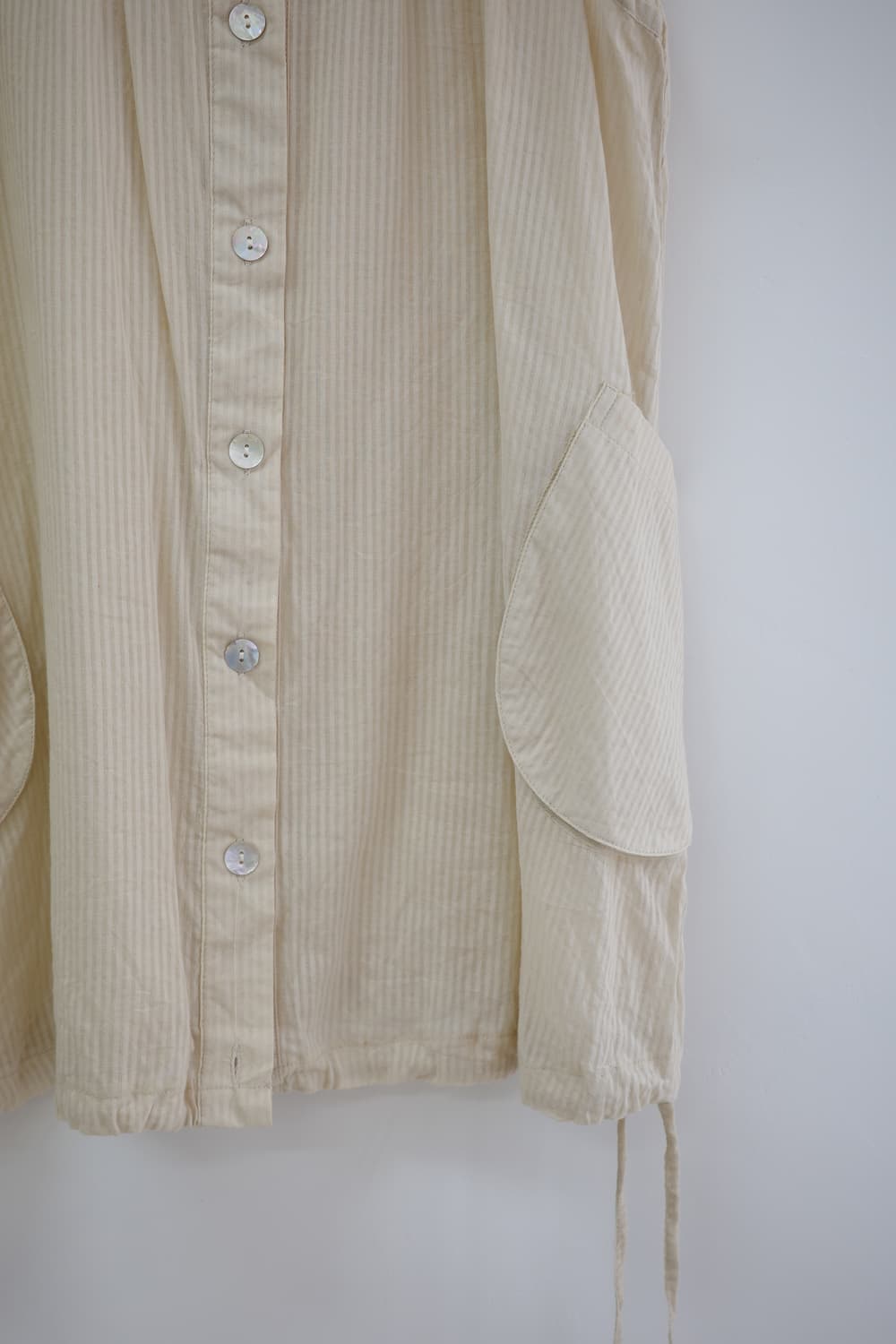 Justwave sand beige vest one-piece 상품이미지7