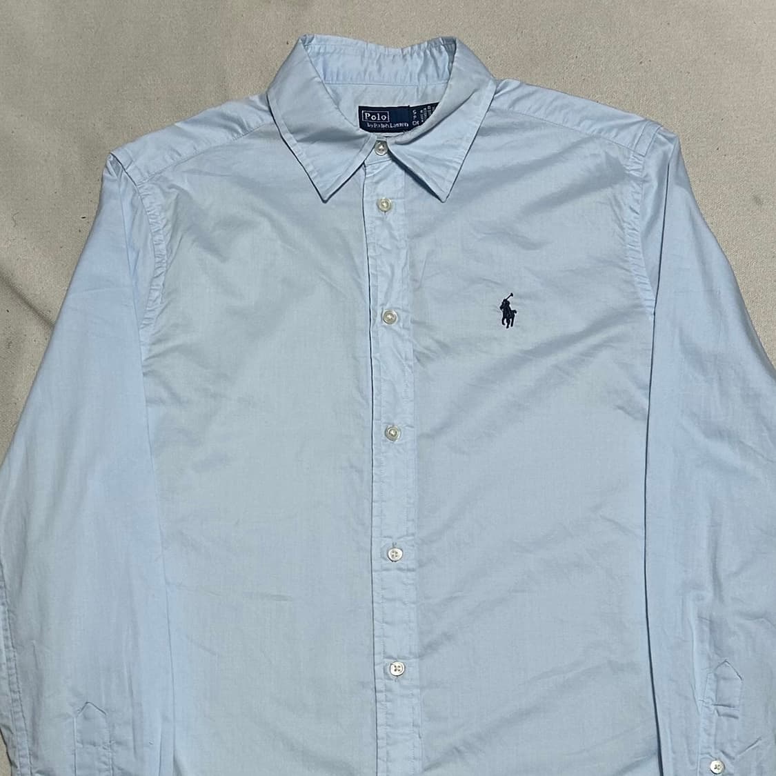 S 폴로랄프로렌 클래식 핏 스카이블루 코튼 셔츠 상품이미지1