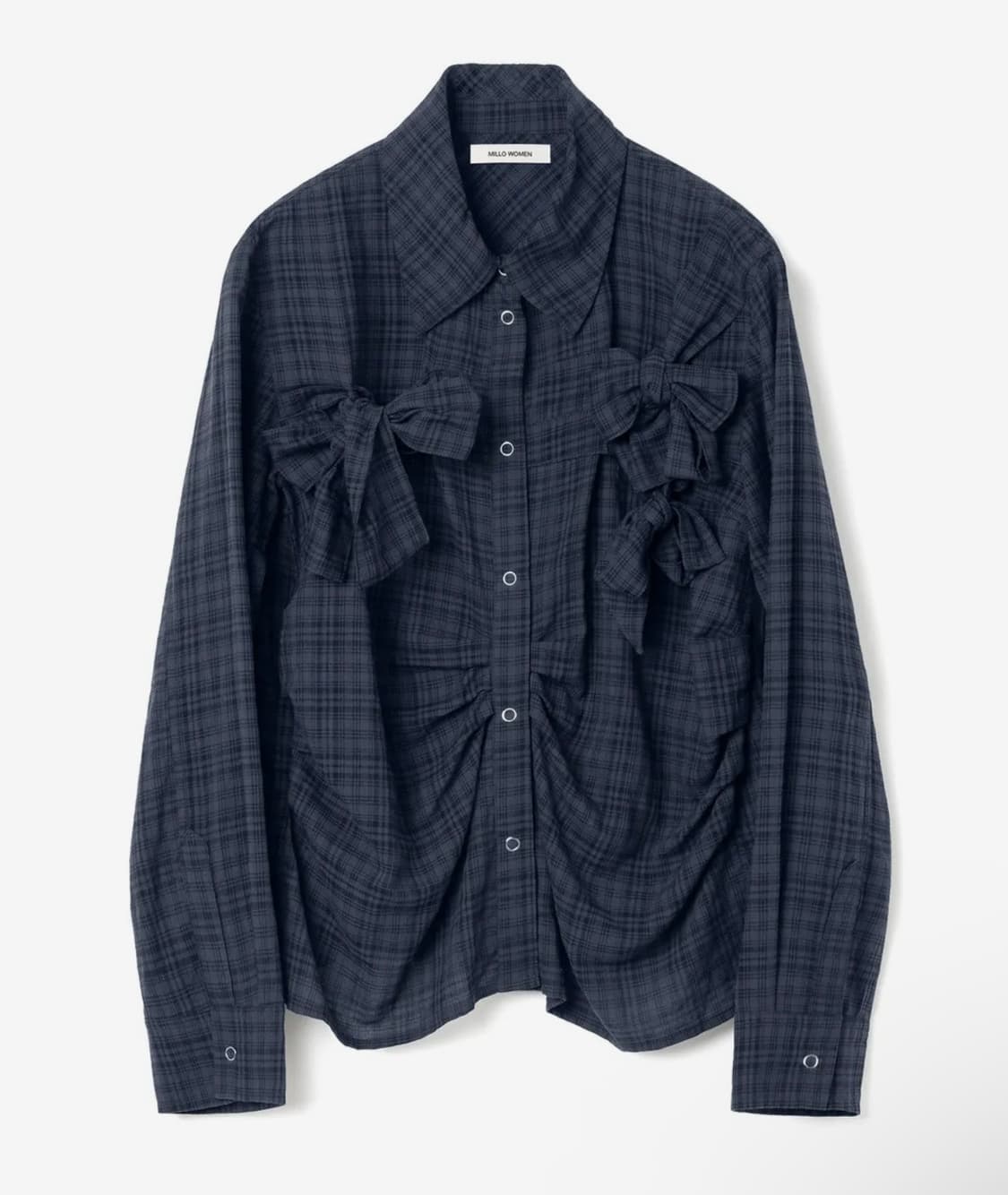 밀로 리본 타이 셔츠 (M) 상품이미지2