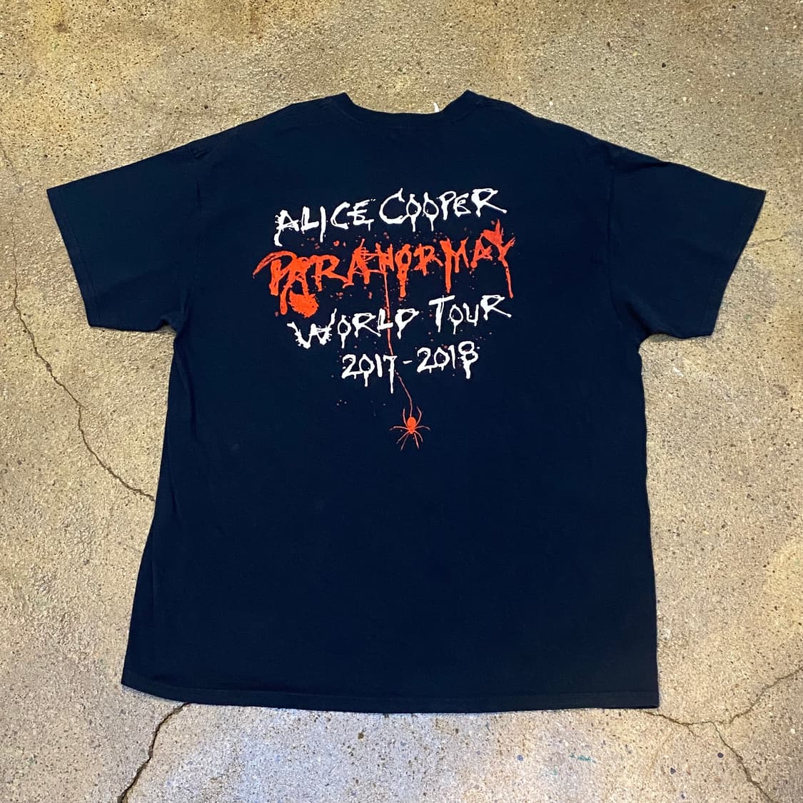 레어) 미국 빈티지 엘리스 쿠퍼 정식 굿즈 반팔티 락티셔츠 상품이미지5