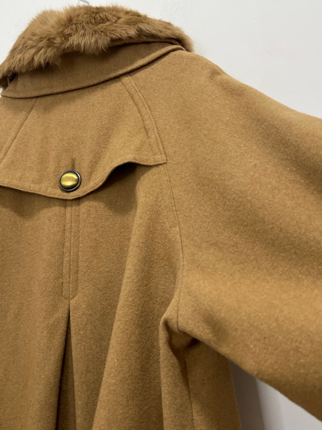 일본 빈티지 모리걸 퍼 케이프 코트 상품이미지10