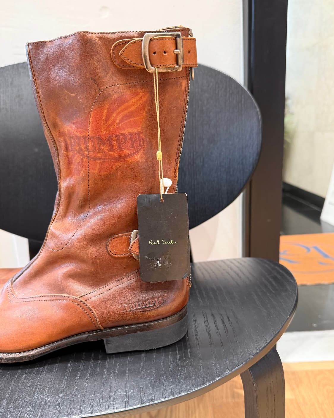트라이엄프 by 폴 스미스 브라운 모터사이클 부츠  상품이미지4