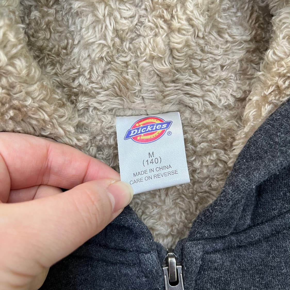 140 디키즈 키즈 쉐르파 후드 집업 0303M 상품이미지2