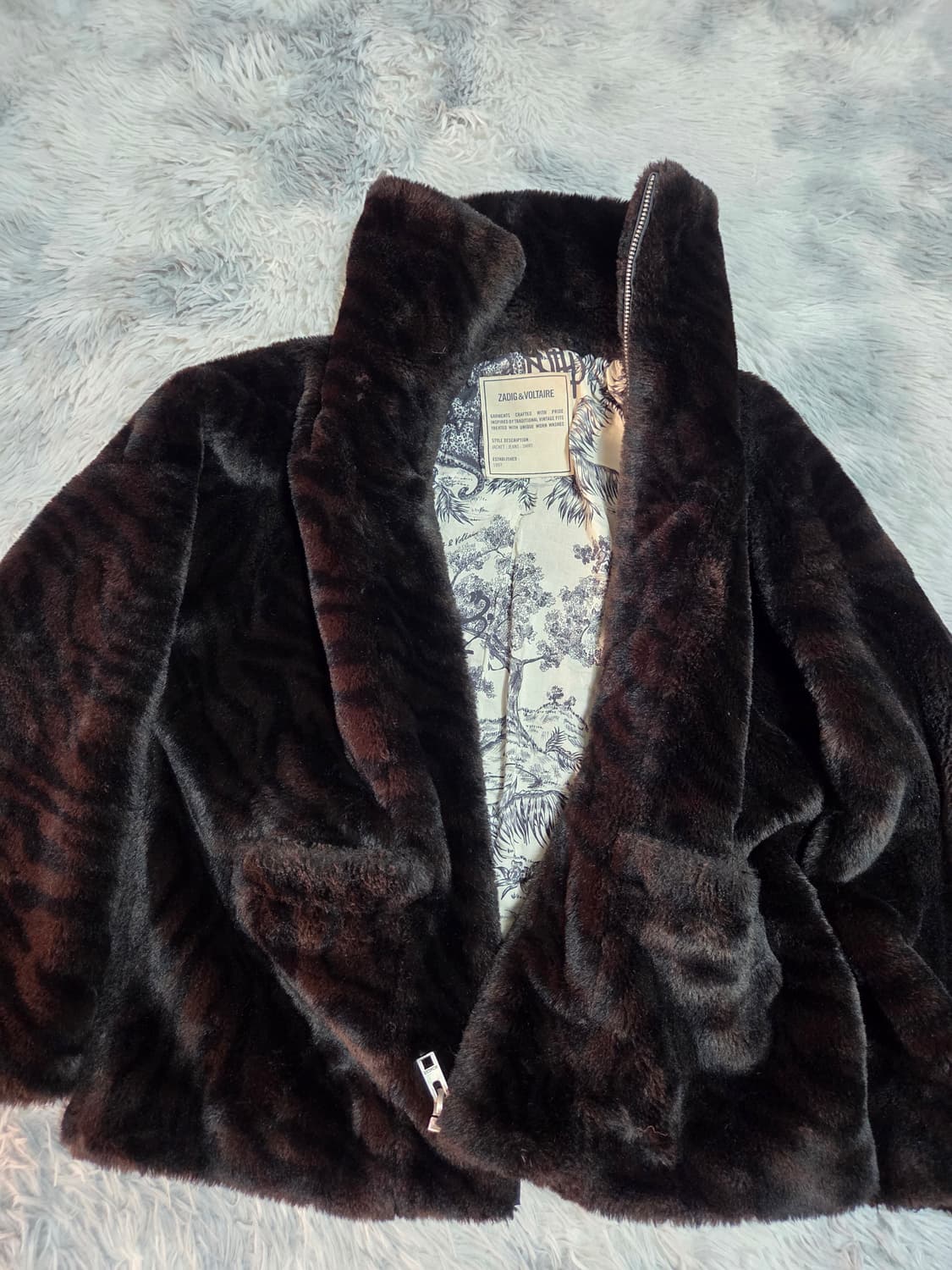 자딕앤볼테르 브라운 퍼 자켓 상품이미지1