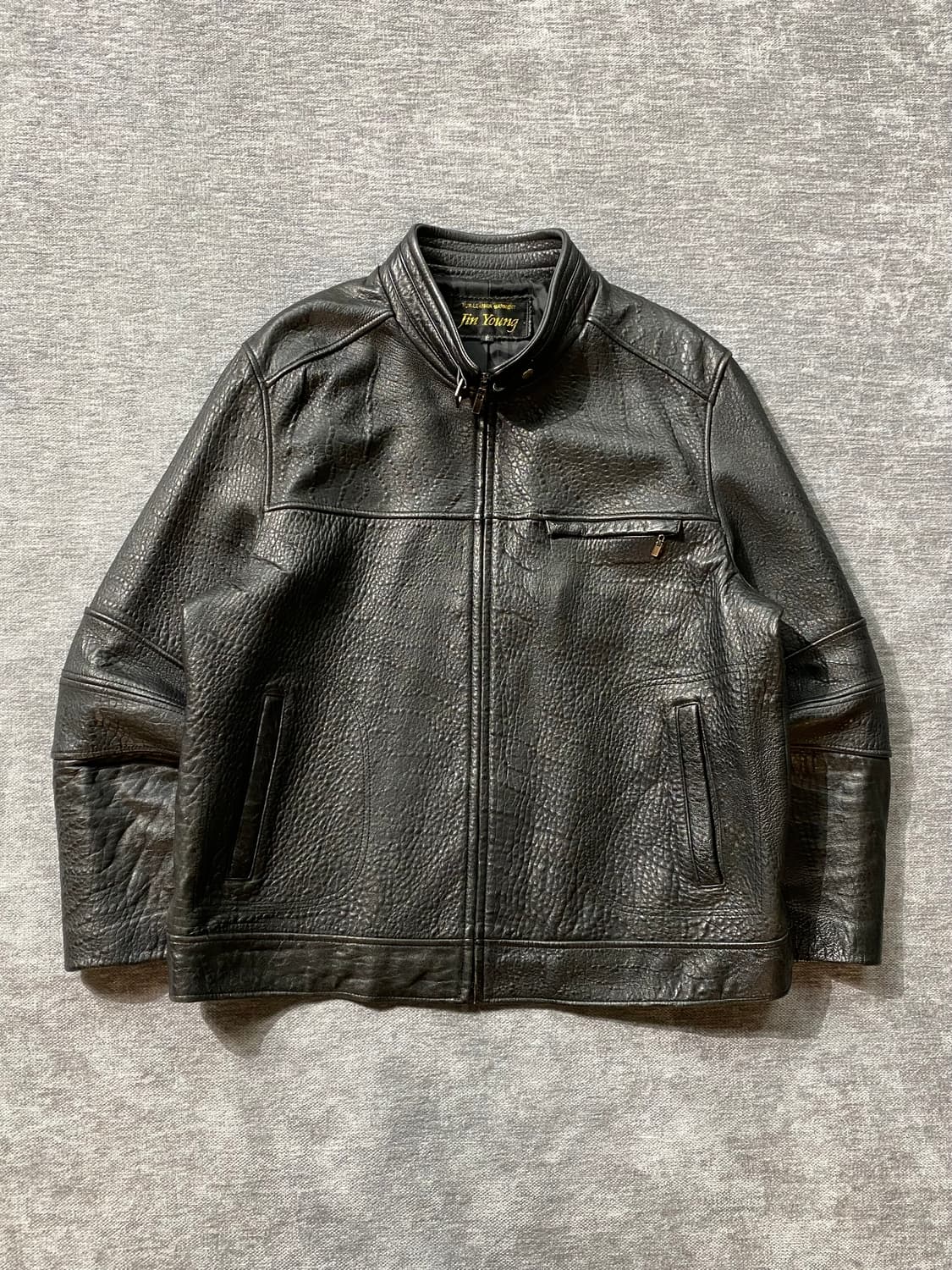 [105-110] 90s Vintage 빈티지 양가죽 레더 자켓 상품이미지1