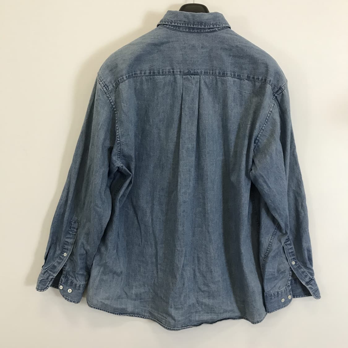 토마스모어 인디고 버튼다운 셔츠 중청 [S] 상품이미지3