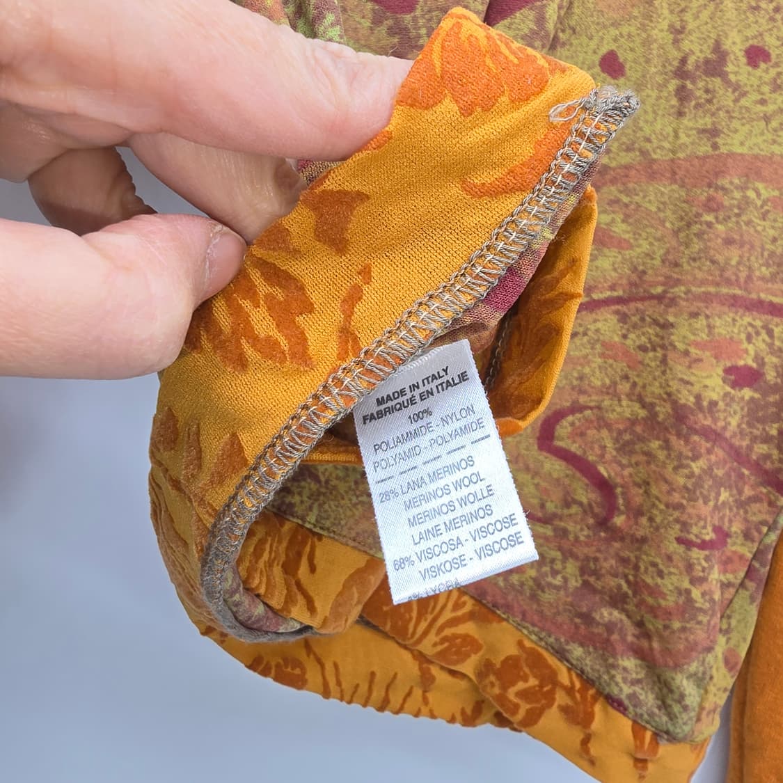 이탈리아 디자이너 유니크 빈티지 블라우스 상품이미지4