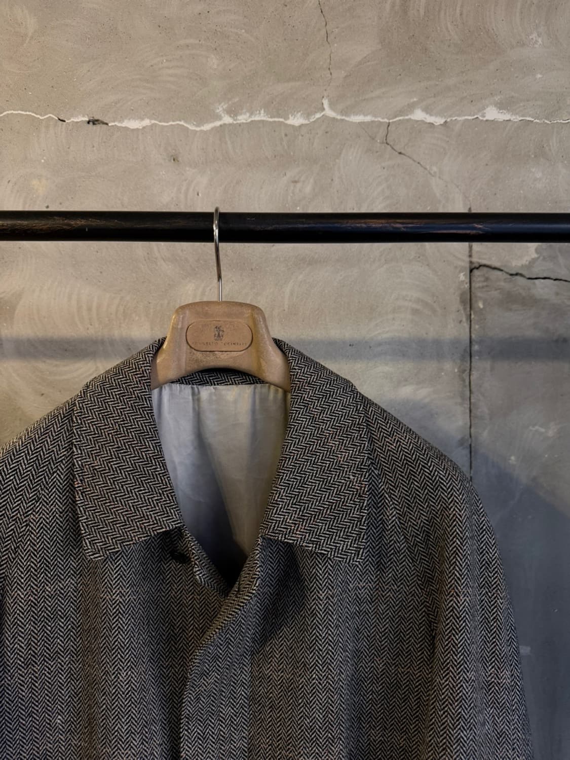 로얄 팬더 트위드 래글런 코트 100 상품이미지3