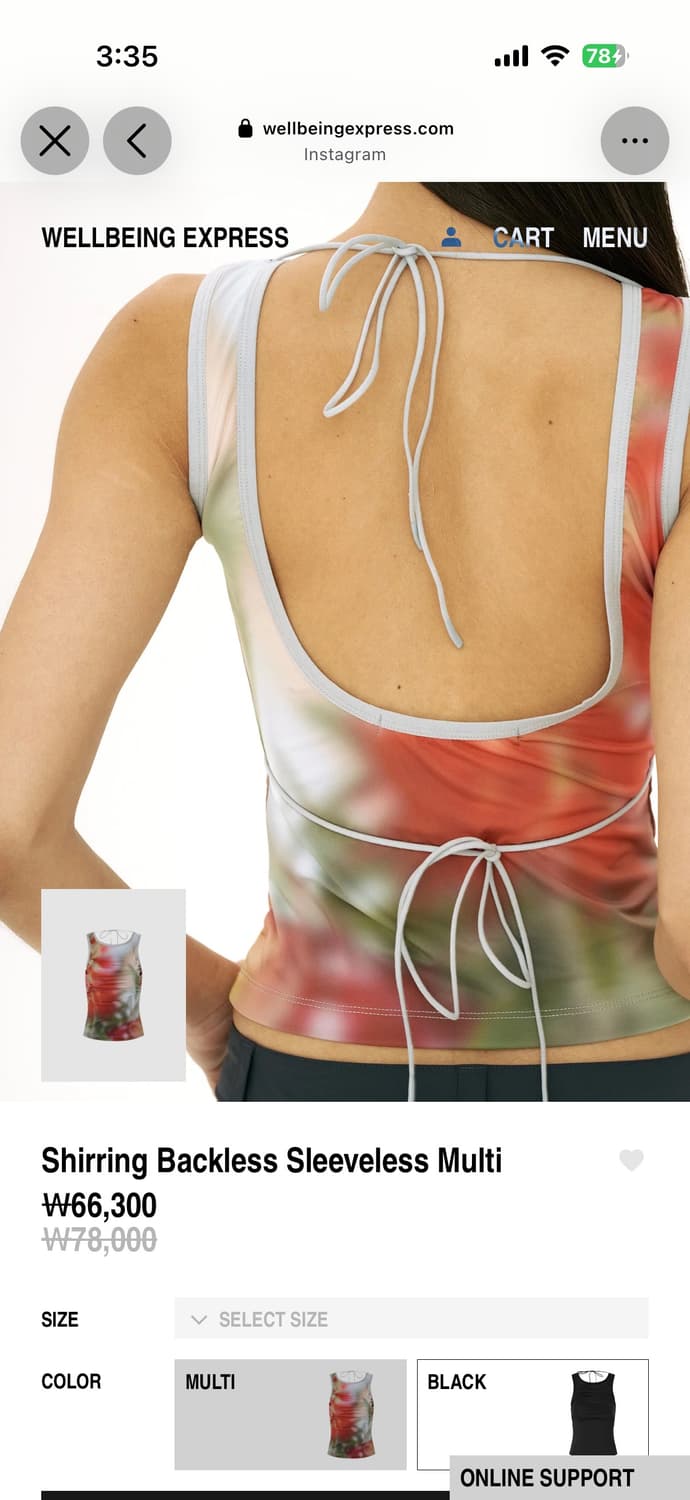 wellbeing express Backless Sleeveless 상품이미지2