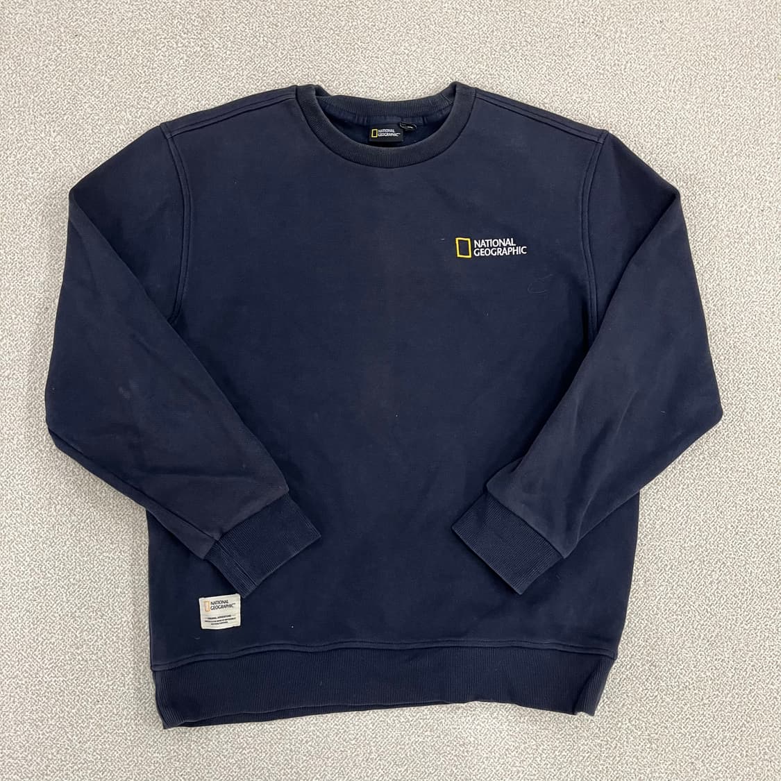 XXL 내셔널지오그래픽 네이비 맨투맨 0130M1 상품이미지1