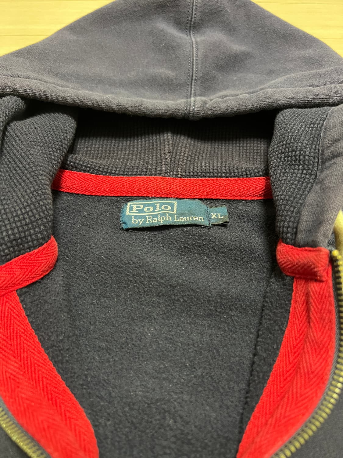 폴로 랄프로렌 네이비 후드집업 XL / 빅포니 로고 상품이미지6