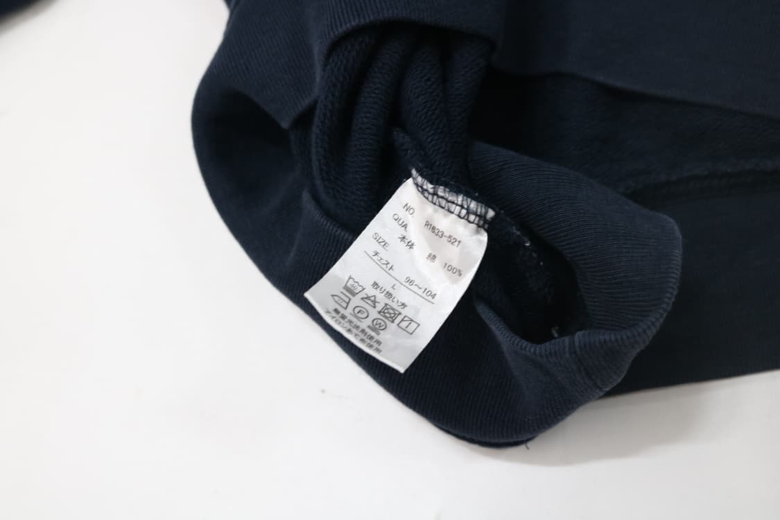 DISCUS 디스커스 애슬레틱 헤비웨이트 USA 코튼 네이비 후드티셔츠 상품이미지10