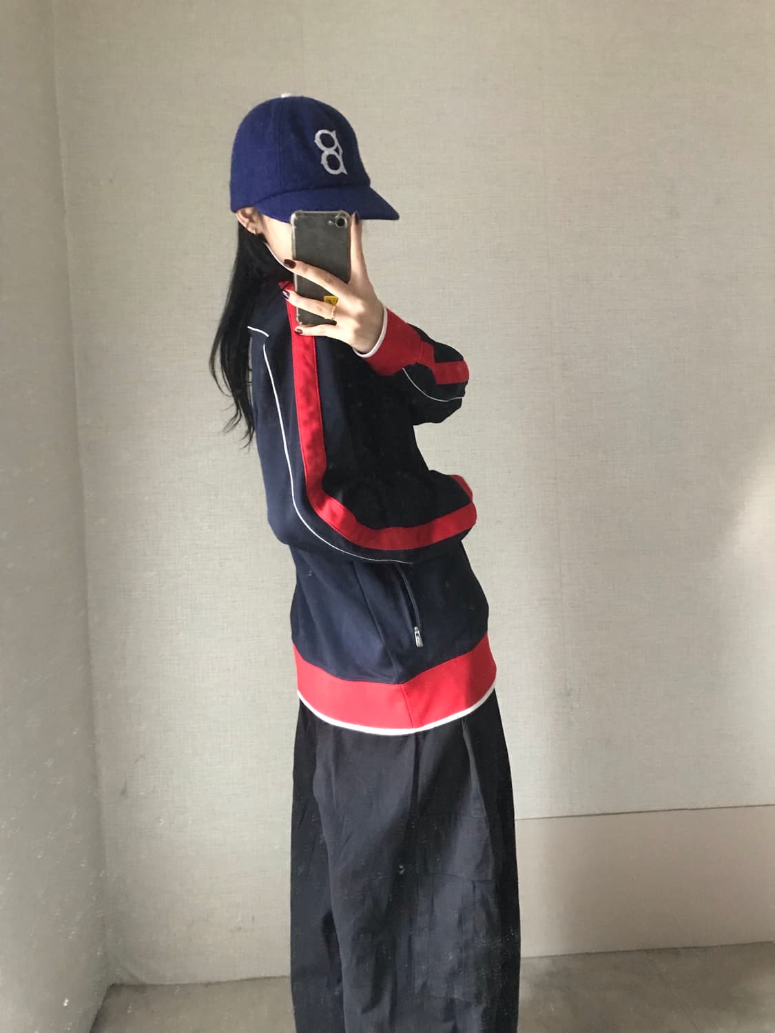 나이키 네이비 레드 트랙탑 상품이미지2