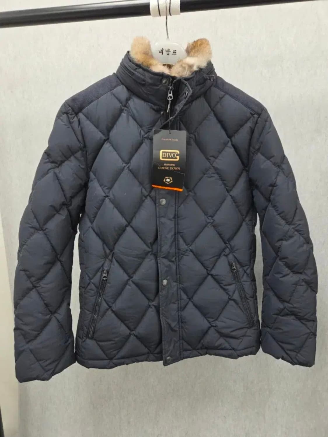 여성 100 올젠 토끼털 구스다운 퀄팅 점퍼 자켓 상품이미지1