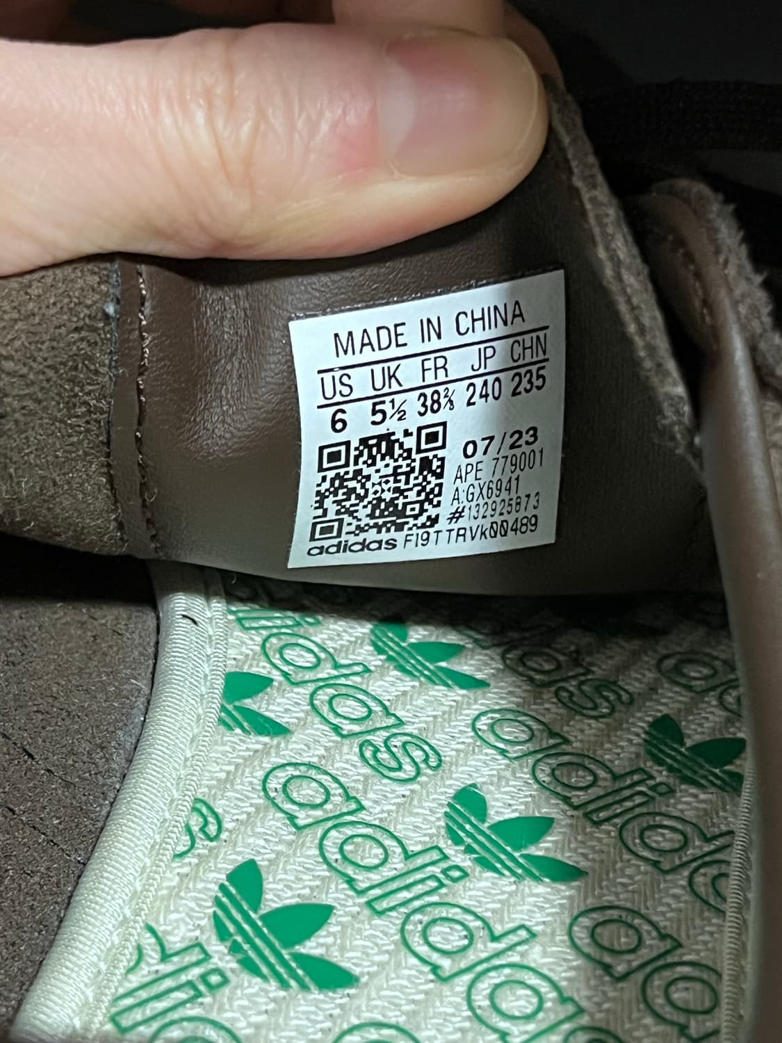 아디다스 토바코 그루엔 다크브라운 240 상품이미지3