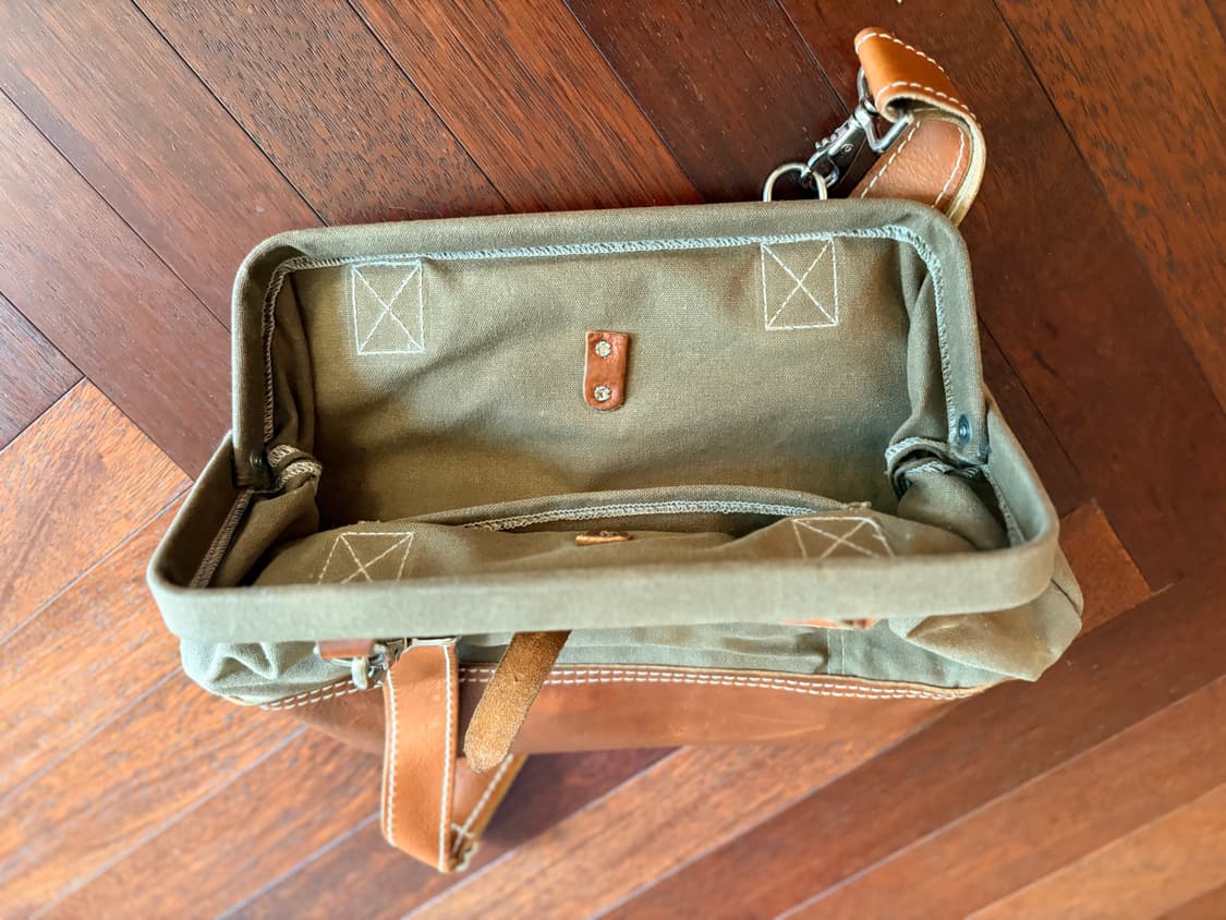 Wood & Faulk 빈티지 여행용 토트백 상품이미지7