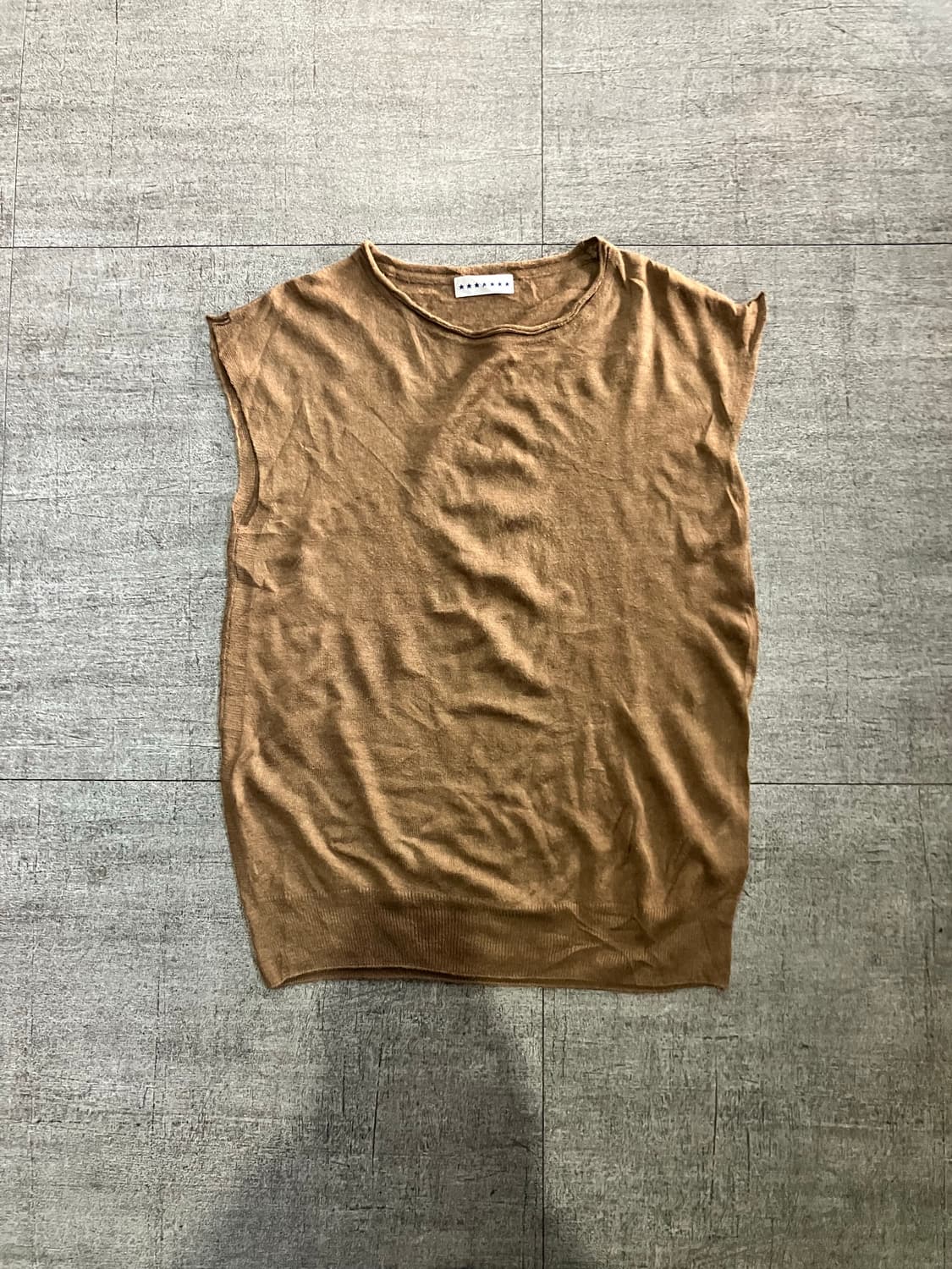 일본빈티지 올드스쿨아메카지 락펑크 슬리브리스나시탑 상품이미지1