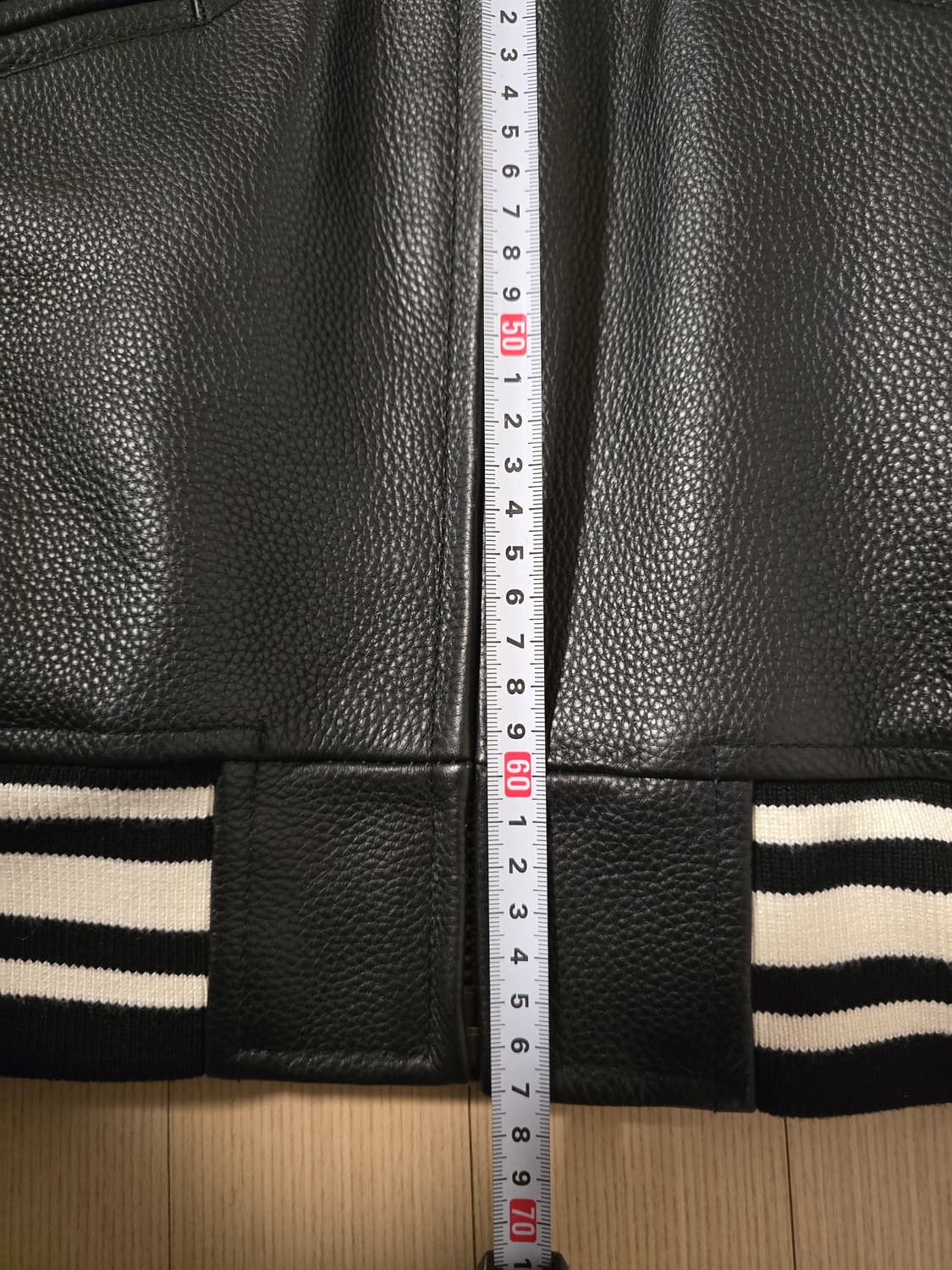 Corteiz 코르테이즈 레더 자켓 블랙 S 상품이미지9