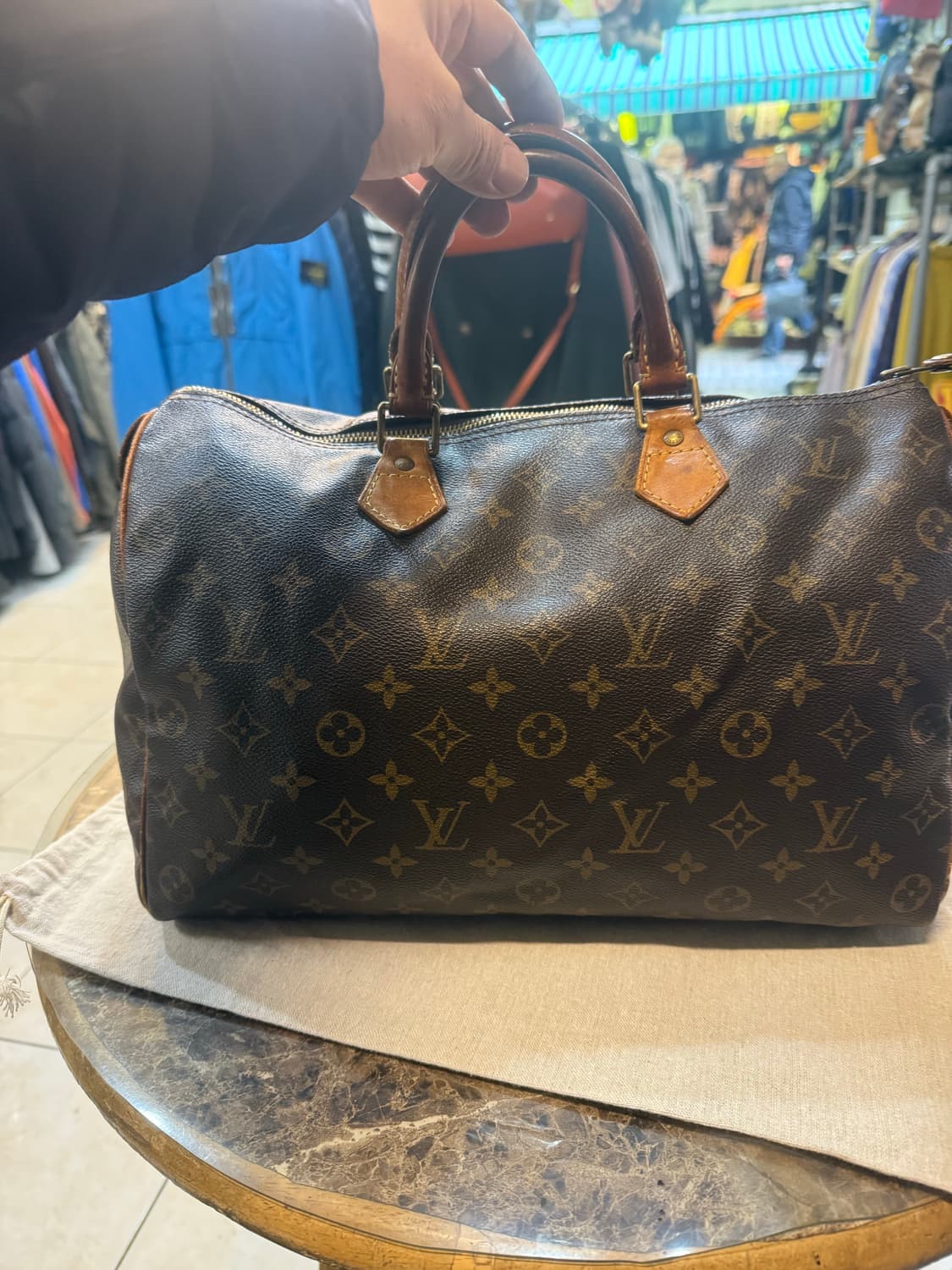 정품 루이비통 스피디35 팝니다 상품이미지3