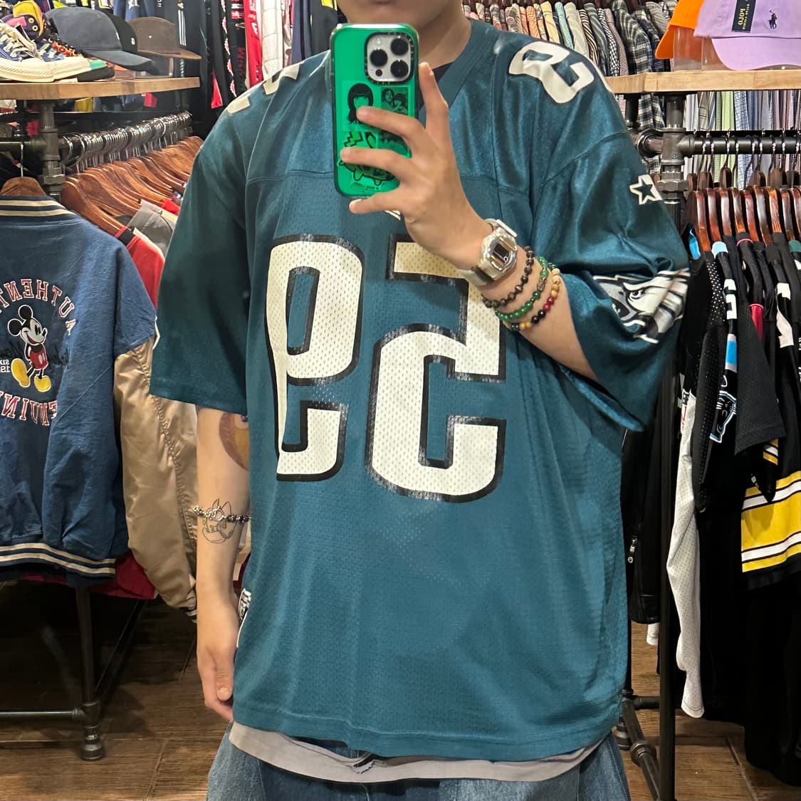 [HI] STARTER 반팔티 그린 상품이미지3